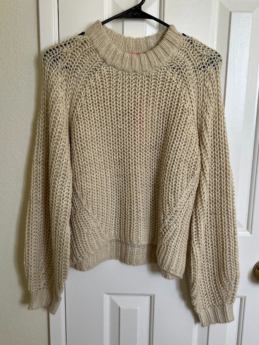 JJXX Women Knit Pullover Sweater, Tan, Size XS